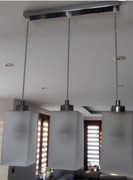 Zestaw-2 Lampy wiszące - 4 klosze (3 klosze+Lampa wisząca 1klos