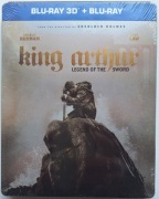 KRÓL ARTUR: LEGENDA MIECZA 3D (STEELBOOK) (2 BLU-RAY 3D/2D) NOWY FOLIA