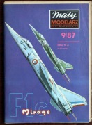 Mały Modelarz 9/1987 Samolot myśliwsko-bombowy "Mirage" F1C