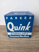 Atrament Parker Quink Permanent Blue Black (stara wersja z lat 30. XX w.)