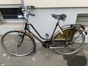 Holenderski rower miejski Sprata lata 80. brązowy PRL