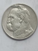 Józef Piłsudski Monety 5 złotowe srebrne 1936 rok Najrzadszy Rocznik 