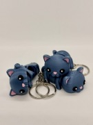 Brelok kotek 3D elastyczny ruchomy antystresowy fidget