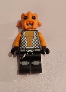 LEGO minifigurka  sp093 Space Police Orange Alien obcy