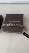 Bransoleta Armani Srebrna