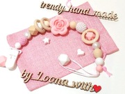 Zawieszka do smoczka, elegancki uchwyt do smoczka,łańcuszek do smoczka 