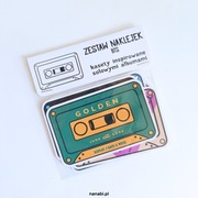 Zestaw naklejek BTS kasety albumy