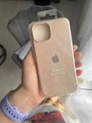 Case iPhone 13/14 etui silikonowe nowe logo apple sand pink