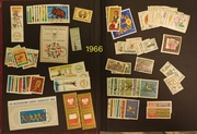 Znaczki Poczty Polskiej, abonament, rocznik 1966