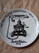 Talerz ozdobny Telefon 1892 r: "Maszyna do szycia" Jutlandia , Lekven 1976