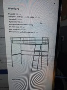 Łóżko SVARTA z Ikea