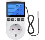 2x Gniazdko z cyfrową kontrolą temperatury i czujnikiem