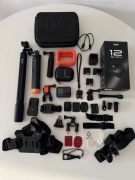 POTĘŻNY Zestaw GoPro HERO 12 Black | Wysięgnik EL GRANDE | STAN IDEALNY