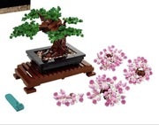 Klocki LEGO drzewko bonsai częściowo ułożone - kompletne bez opakowania