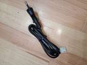 kabel przewód zasilający 2 żyły 250V 2,5A 110 cm czarny, uniwersalny