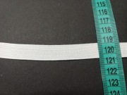 Guma biała tkana 15mm płaska taśma gumowa