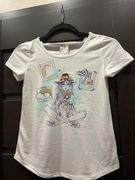 Koszulka biała dziewczęca Belle du Jova M, NOWA BEZ METKI