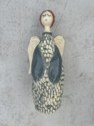 Lampion anioł ceramiczny