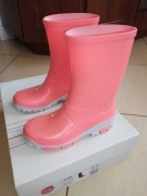 Kalosze gumowce dziewczęce rozmiar 31/32 długość wkładki 20 cm