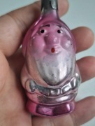 Bombka PRL stara kształtka na choinkę 