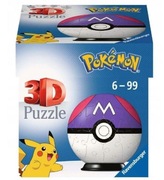 Ravensburger Puzzle 3D Kula Pokemon fioletowa 54 elementów