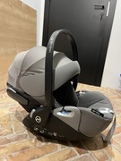 Fotelik Cybex Cloud Z iSize Soho Grey szary, nosidełko <13 kg, Świetny stan