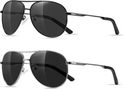 Zestaw 2 Okularów Aviator Retro Polaryzacyjne UV400