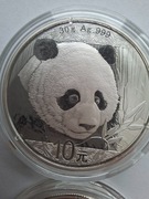 Srebrna Moneta 30g China Panda 2018 - Chińska Panda - Ag 999