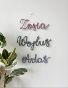 Zawieszka z imieniem imię dziecka prezent niemowle babyshower