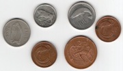 Irlandia. Republika Irlandii (Éire)  Monety obiegowe 6szt.