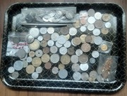 Zestaw srebrne monety mix guziki 