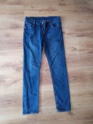 Jeansy Niebieskie Damskie Uszkodzony Suwak