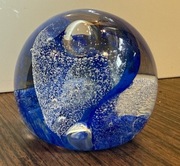 UNIKAT Caithness Śliczna szklana kula ozdoba przycisk do papieru CUDO