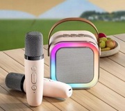 2x MIKROFON BEZPRZEWODOWY ZESTAW KARAOKE DLA DZIECI Z GŁOŚNIKIEM BLUETOOTH