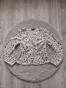 Bluzka z baskinką kropeczki  38/M 