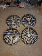 Kołpaki 15" TORO silver&black 4szt.