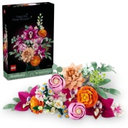 LEGO Botanicals 10342 Bukiet różowych kwiatów – dekoracyjne klocki 18+ 