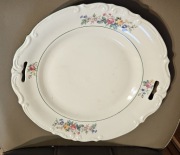 Duzy Talerz porcelanowy patera na ciasta TUŁOWICE