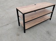 Szafka audio  Rtv Stolik HiFi na sprzęt pod zamówienie Dąb Loft komoda