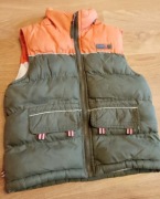 Kamizelka bezrękawnik chłopięcy 122 bez kaptura