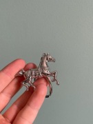 Brelok Piękny Koń, królewski, metal, super jakość, na Prezent
