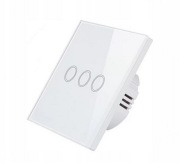 Wyłącznik światła potrójny szklany APPIO 9612