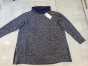 Maul-dzianinowa,dłuższa bluzka rozm 52