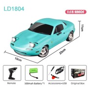 Miata 1:18 Mazda MX5 RC drift z LED 2.4GHz gyro zdalnie sterowane