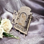 Ramka grawer ślub na stół księga gosci