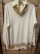 Ciekawy sweterek oversize uniwersalny