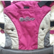 Ergonomiczne bawełniane nosidełko niemowlęce Womar Zaffiro eco różowe