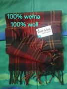 Szal szalik damski 100% wełna 