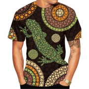 New Fashion Aboriginal Animal Dot Art 3D T-shirt