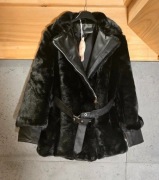 Ramoneska futerko premium czarna NOWA 